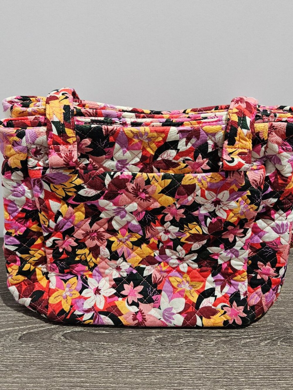 Vera Bradley Multi-Compartment Shoulder Bag in Rosa Flora